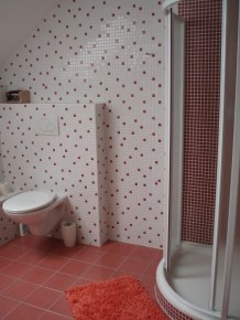 červený apartmán, ubytování chalupa continental ostružná