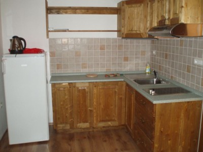 vybavená kuchyně v každém apartmánu, chalupa continental ostružná